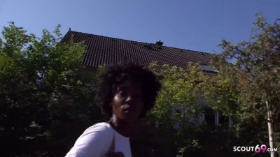 SCOUT69 - Ebony girl pickup in public in HD