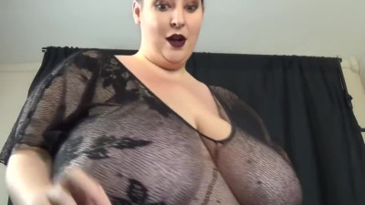 Big tits BBW fetish playing with sex toys