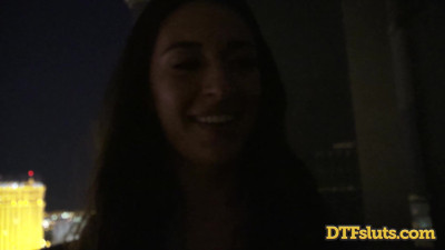 DTF Sluts - Slut Cameron Canela nailed rough outdoors