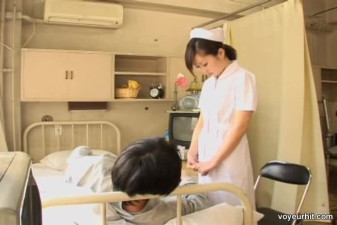 Pussy sex along with innocent japanese nurse