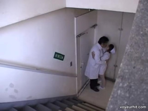 Naughty asian nurse desires voyeur hard fucking