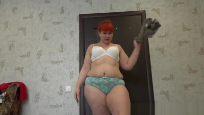 Big butt BBW fisting HD