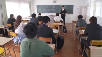 Japanese student feels up to sloppy fucking HD