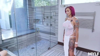 Anna Bell Peaks handjob