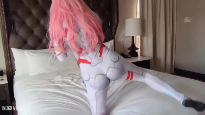 Amateur Indigo White cosplay cumshot