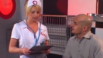 Hard pounding alongside busty nurse Brooke Haven