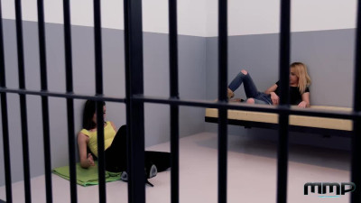 Naughty teen threesome in jail