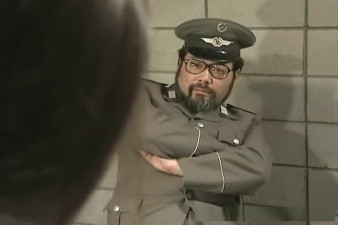 Poor japanese wearing military BDSM in the prison JAV