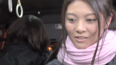 Exotic chick japanese whore receiving facial in public