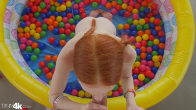 Tiny 4K: Cute redhead Dolly Little gets a good fucking HD