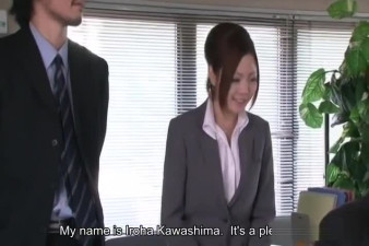 Iroha Kawashima bukkake in office