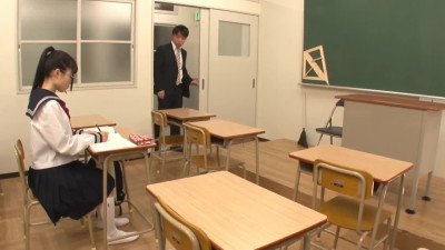 Japanese student has a thing for ramming hard in uniform HD