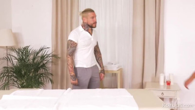 Massage XXX alongside tattooed POV Amirah Adara