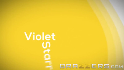 Brazzers Network - Violet Starr & Keiran Lee pussy eating