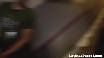 Latina sucking dick