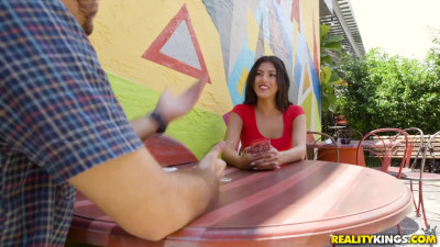 8th Street Latinas: Girl Sophia Leone sucks Ramon Nomar