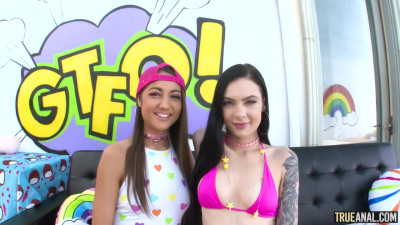 Lily Adams with Marley Brinx cumshot