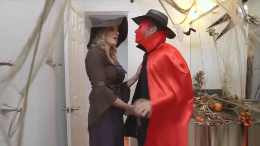 Watch Stepmom really enjoys hardcore masturbation on Halloween - Free XXX HD, High Quality Sex Tube | ePornWap.